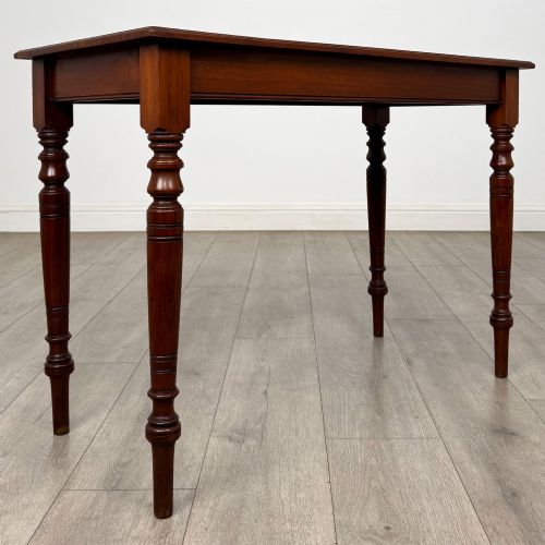 ANTIQUE 20TH CENTURY EDWARDIAN SIDE TABLE IN WALNUT - ADDITIONAL PHOTO 7