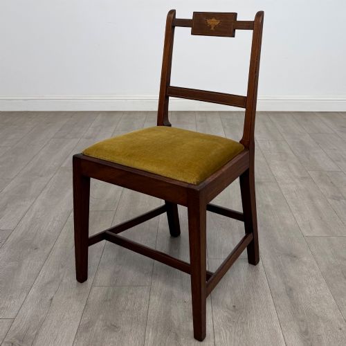 ANTIQUE 18TH CENTURY GEORGIAN SET OF 6 MAHOGANY DINING CHAIRS - ADDITIONAL PHOTO 1