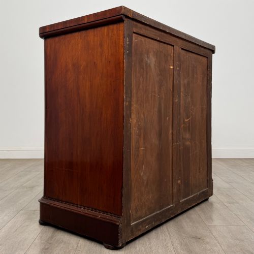 ANTIQUE 19TH CENTURY VICTORIAN CHEST OF DRAWERS IN MAHOGANY - ADDITIONAL PHOTO 3