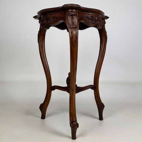 ANTIQUE 20TH CENTURY VICTORIAN STYLE SIDE TABLE IN MAHOGANY - ADDITIONAL PHOTO 3