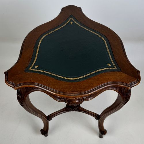ANTIQUE 20TH CENTURY VICTORIAN STYLE SIDE TABLE IN MAHOGANY - ADDITIONAL PHOTO 5
