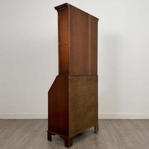ANTIQUE 20TH CENTURY BUREAU BOOKCASE IN MAHOGANY - ADDITIONAL PHOTO 5