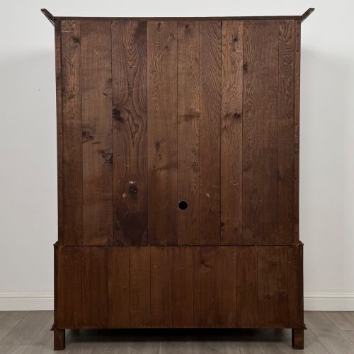 ANTIQUE 20TH CENTURY FINE QUALITY WARDROBE IN OAK - ADDITIONAL PHOTO 5