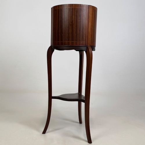 ANTIQUE 20TH CENTURY EDWARDIAN PLANT STAND IN MAHOGANY - ADDITIONAL PHOTO 1