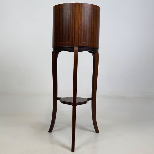 ANTIQUE 20TH CENTURY EDWARDIAN PLANT STAND IN MAHOGANY - ADDITIONAL PHOTO 2