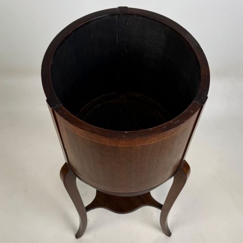 ANTIQUE 20TH CENTURY EDWARDIAN PLANT STAND IN MAHOGANY - ADDITIONAL PHOTO 4