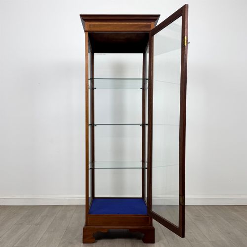 ANTIQUE 20TH CENTURY TALL FREESTANDING SHOP DISPLAY CABINET - ADDITIONAL PHOTO 1