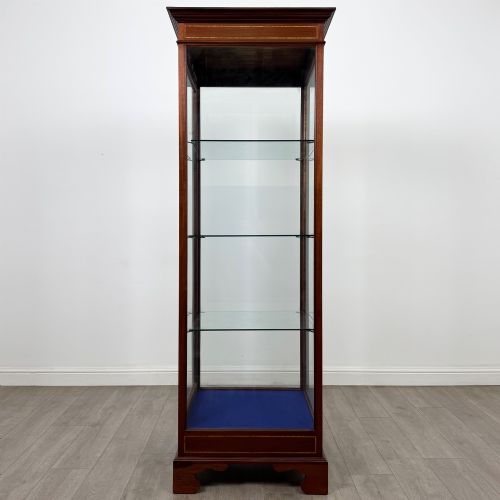 ANTIQUE 20TH CENTURY TALL FREESTANDING SHOP DISPLAY CABINET - ADDITIONAL PHOTO 3