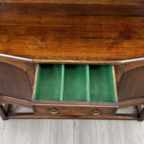 ANTIQUE 20TH CENTURY GOOD QUALITY WELSH DRESSER IN OAK - ADDITIONAL PHOTO 12