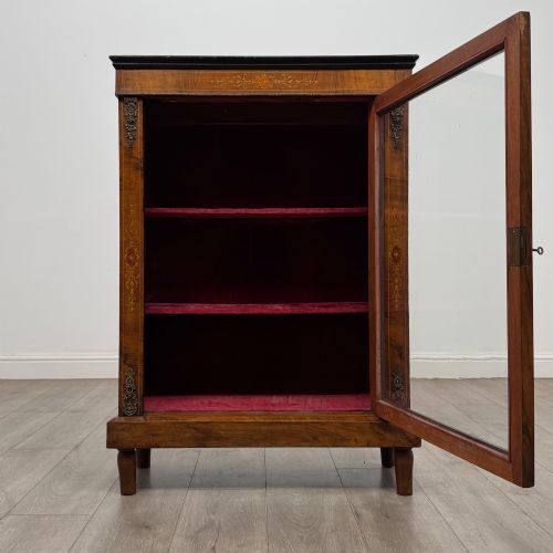 ANTIQUE 19TH CENTURY VICTORIAN PIER CABINET IN WALNUT - ADDITIONAL PHOTO 1