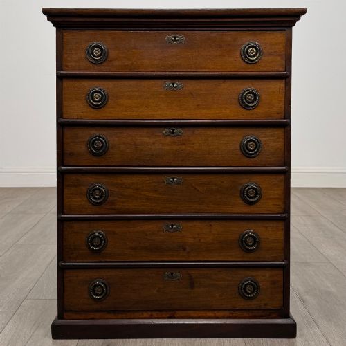ANTIQUE 20TH CENTURY EDWARDIAN CHEST OF DRAWERS IN MAHOGANY