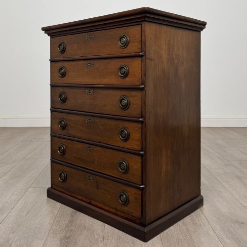 ANTIQUE 20TH CENTURY EDWARDIAN CHEST OF DRAWERS IN MAHOGANY - ADDITIONAL PHOTO 1