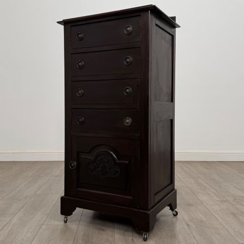 ANTIQUE 20TH CENTURY EDWARDIAN CHEST OF DRAWERS IN MAHOGANY - ADDITIONAL PHOTO 2