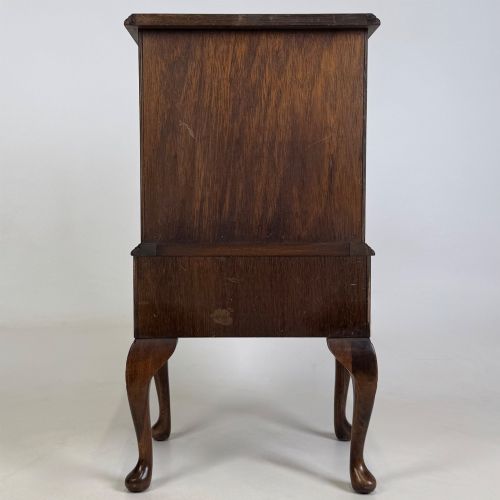ANTIQUE 20TH CENTURY SMALL CHEST OF DRAWERS IN MAHOGANY - ADDITIONAL PHOTO 4