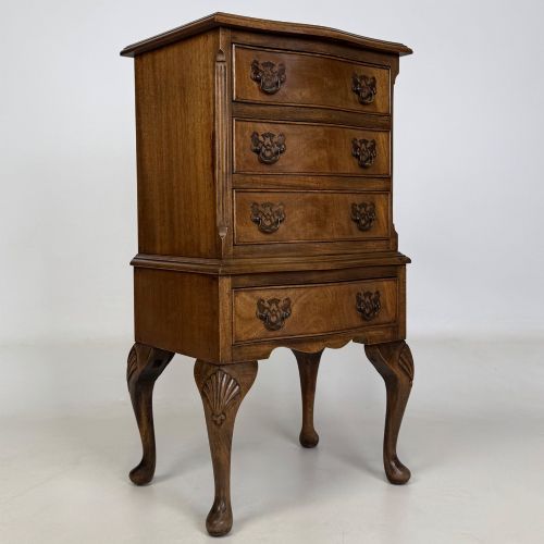 ANTIQUE 20TH CENTURY SMALL CHEST OF DRAWERS IN MAHOGANY - ADDITIONAL PHOTO 7