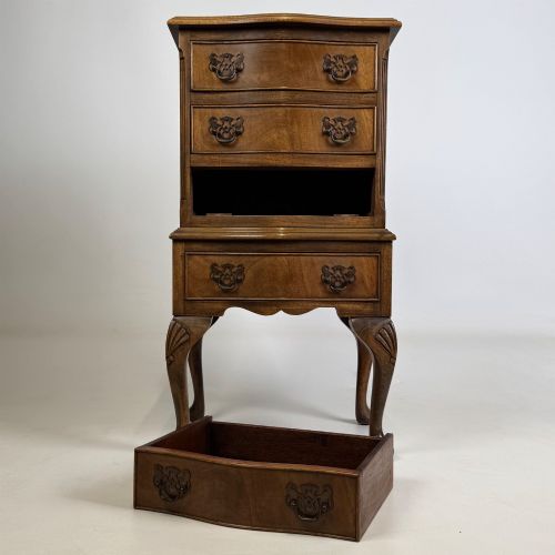 ANTIQUE 20TH CENTURY SMALL CHEST OF DRAWERS IN MAHOGANY - ADDITIONAL PHOTO 8