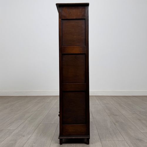 ANTIQUE 20TH CENTURY SMALL OPEN BOOKCASE IN OAK - ADDITIONAL PHOTO 3
