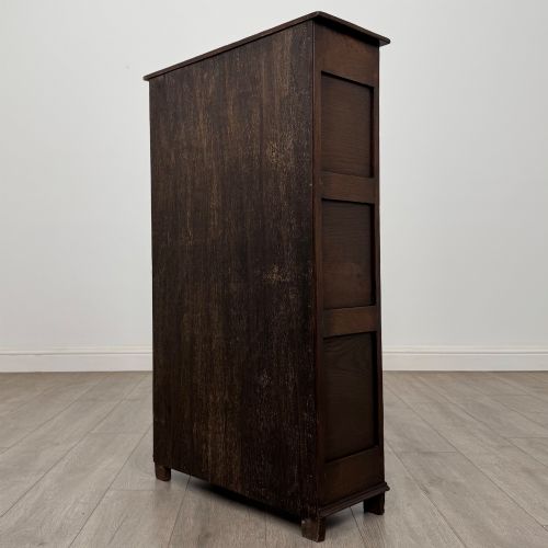 ANTIQUE 20TH CENTURY SMALL OPEN BOOKCASE IN OAK - ADDITIONAL PHOTO 6