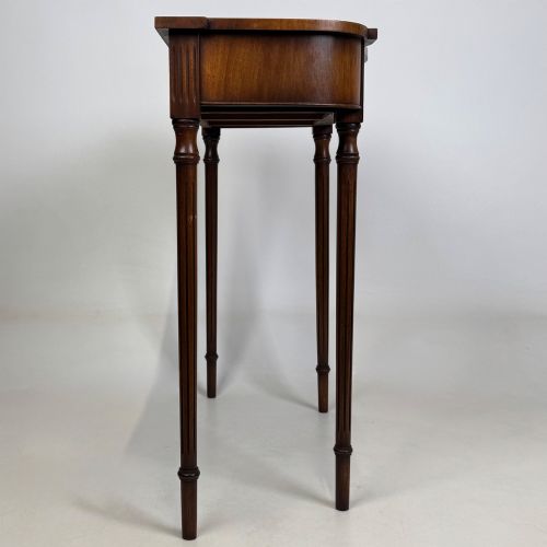 ANTIQUE 20TH CENTURY SIDE TABLE IN MAHOGANY BURR WALNUT - ADDITIONAL PHOTO 6