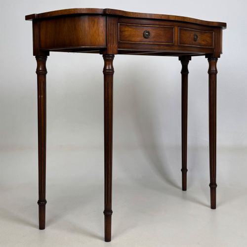 ANTIQUE 20TH CENTURY SIDE TABLE IN MAHOGANY BURR WALNUT - ADDITIONAL PHOTO 7