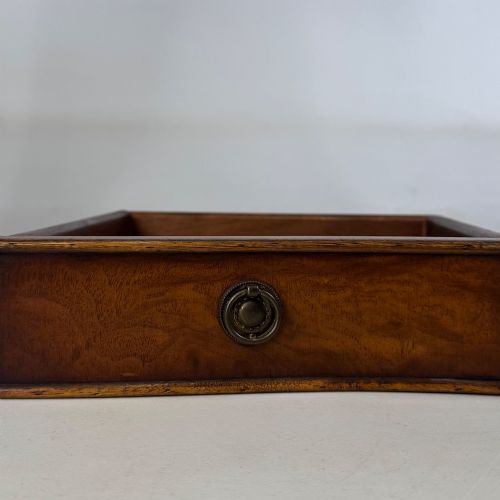 ANTIQUE 20TH CENTURY SIDE TABLE IN MAHOGANY BURR WALNUT - ADDITIONAL PHOTO 10