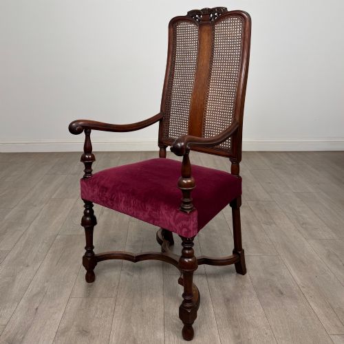 ANTIQUE 20TH CENTURY SET OF 12 MAHOGANY DINING CHAIRS - ADDITIONAL PHOTO 1