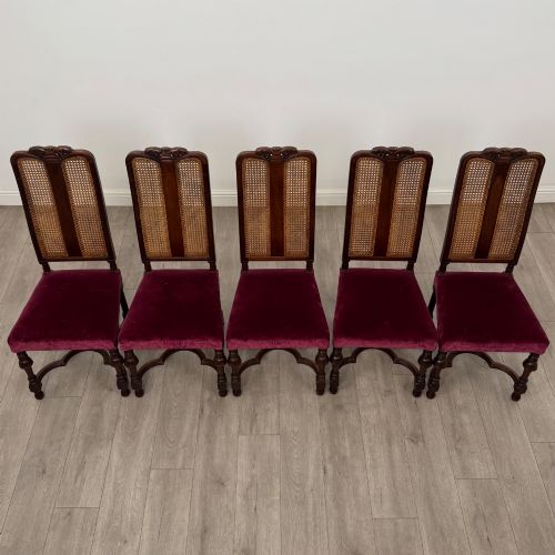 ANTIQUE 20TH CENTURY SET OF 12 MAHOGANY DINING CHAIRS - ADDITIONAL PHOTO 7