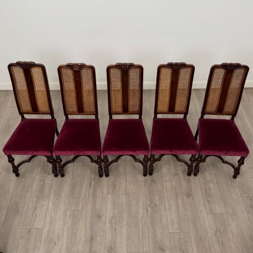 ANTIQUE 20TH CENTURY SET OF 12 MAHOGANY DINING CHAIRS - ADDITIONAL PHOTO 8