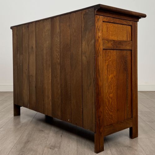 fig 6. Antique 20th Century Tudor Inspired Cupboard In Oak