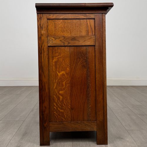 fig 7. Antique 20th Century Tudor Inspired Cupboard In Oak