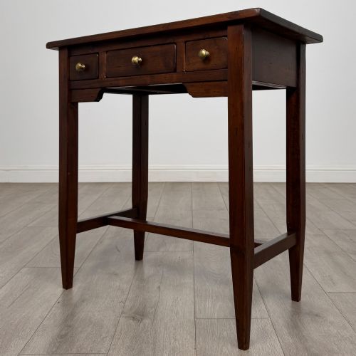 VINTAGE 20TH CENTURY HARDWOOD SIDE TABLE - ADDITIONAL PHOTO 1