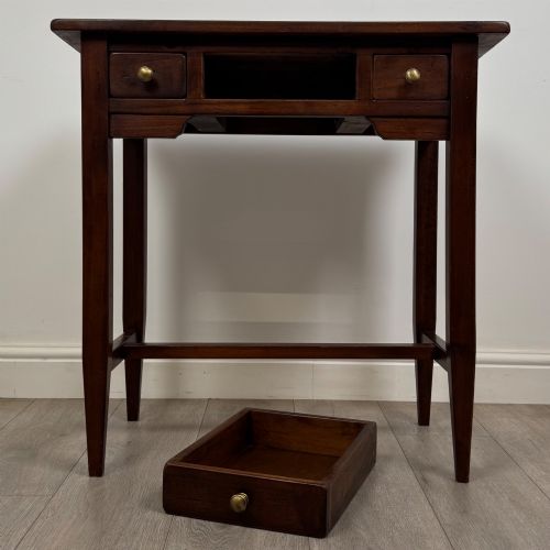 VINTAGE 20TH CENTURY HARDWOOD SIDE TABLE - ADDITIONAL PHOTO 9