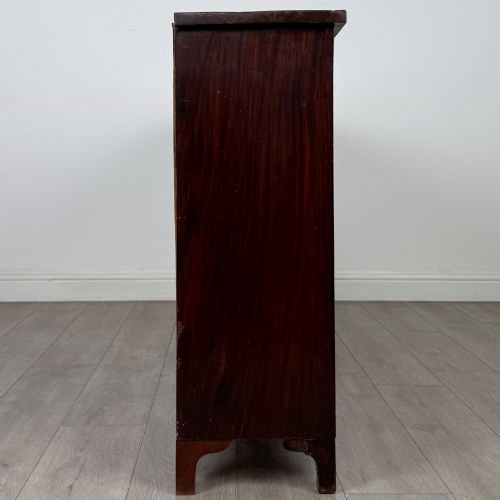 ANTIQUE 20TH CENTURY LARGE OPEN BOOKCASE IN MAHOGANY - ADDITIONAL PHOTO 7