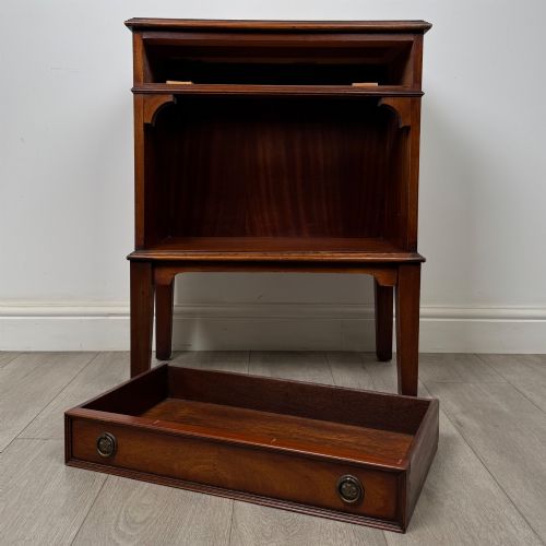 ANTIQUE 20TH CENTURY SMALL CABINET IN MAHOGANY - ADDITIONAL PHOTO 9