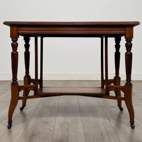 Antique 20th Century Edwardian Side Table in Walnut
