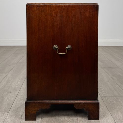 fig 2. Antique 20th Century Small Campaign Style Chest Of Drawers