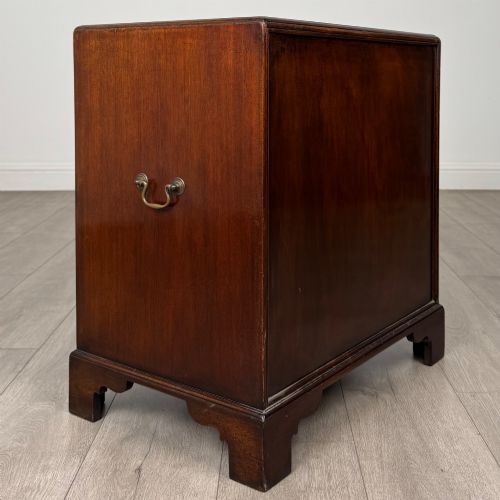 fig 3. Antique 20th Century Small Campaign Style Chest Of Drawers