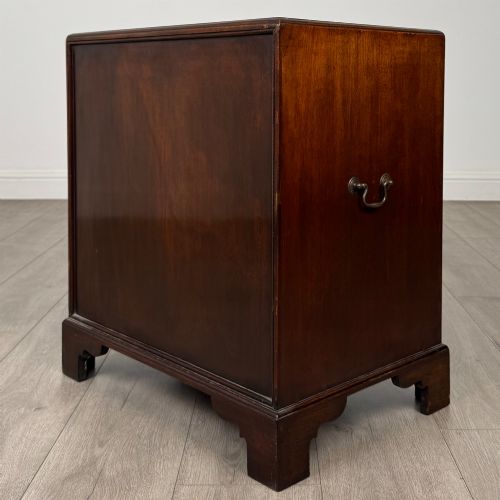 fig 5. Antique 20th Century Small Campaign Style Chest Of Drawers