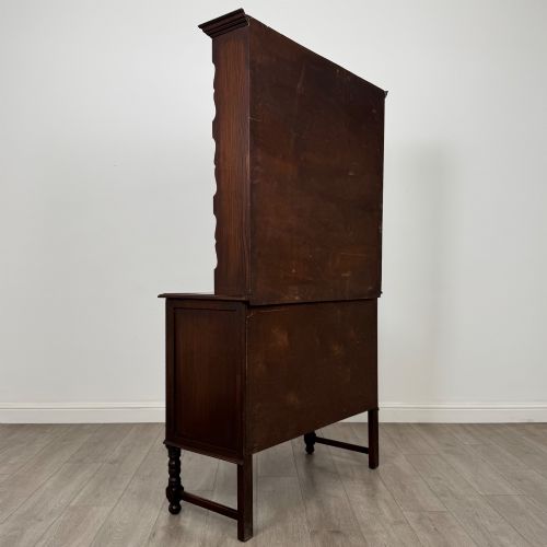 fig 4. Antique 20th Century Edwardian Welsh Dresser In Oak