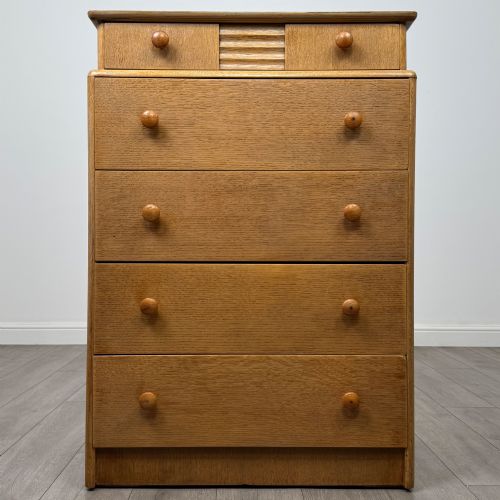 Antique 20th Century Chest of Drawers in Oak