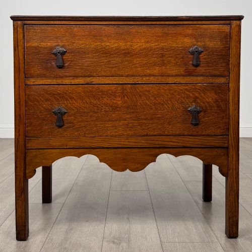 Antique 20th Century Chest of Drawers in Golden Oak