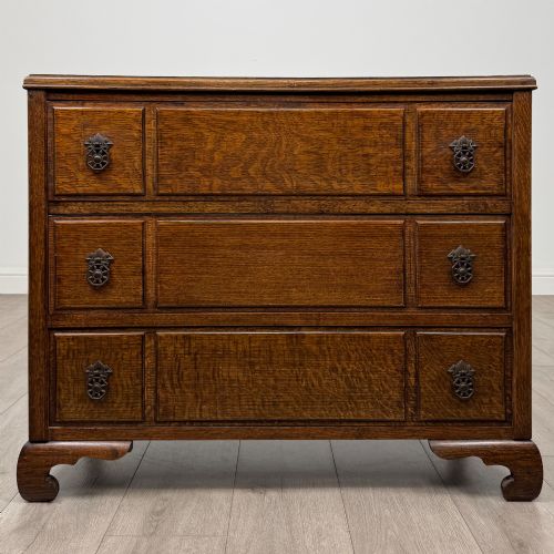 Antique 20th Century Chest of Drawers in Oak