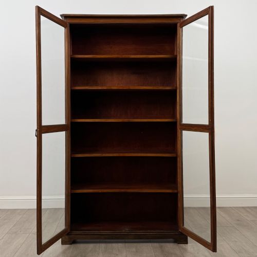 fig 2. Antique 20th Century Large Display Cabinet In Mahogany