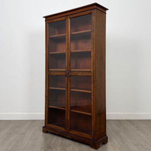 fig 3. Antique 20th Century Large Display Cabinet In Mahogany