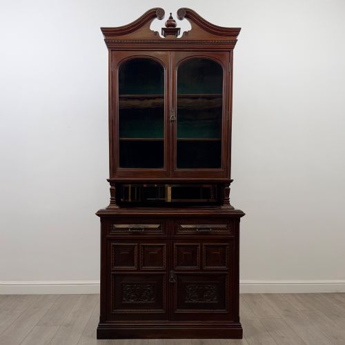Antique 19th Century Victorian Bookcase in Mahogany