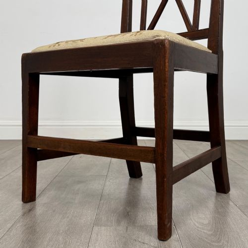 fig 4. Antique 18th Century Georgian Set Of 4 Mahogany Dining Chairs