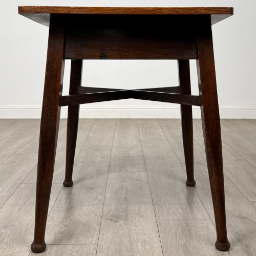 Antique 20th Century Edwardian Side Table in Oak