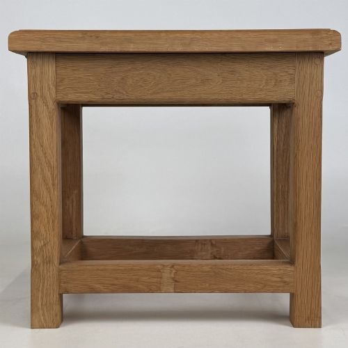 Vintage 20th Century Good Quality Joint Oak Stool