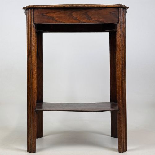 Antique 20th Century Edwardian Side Table in Oak