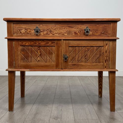 Antique 19th Century Victorian Cupboard in Pitch Pine